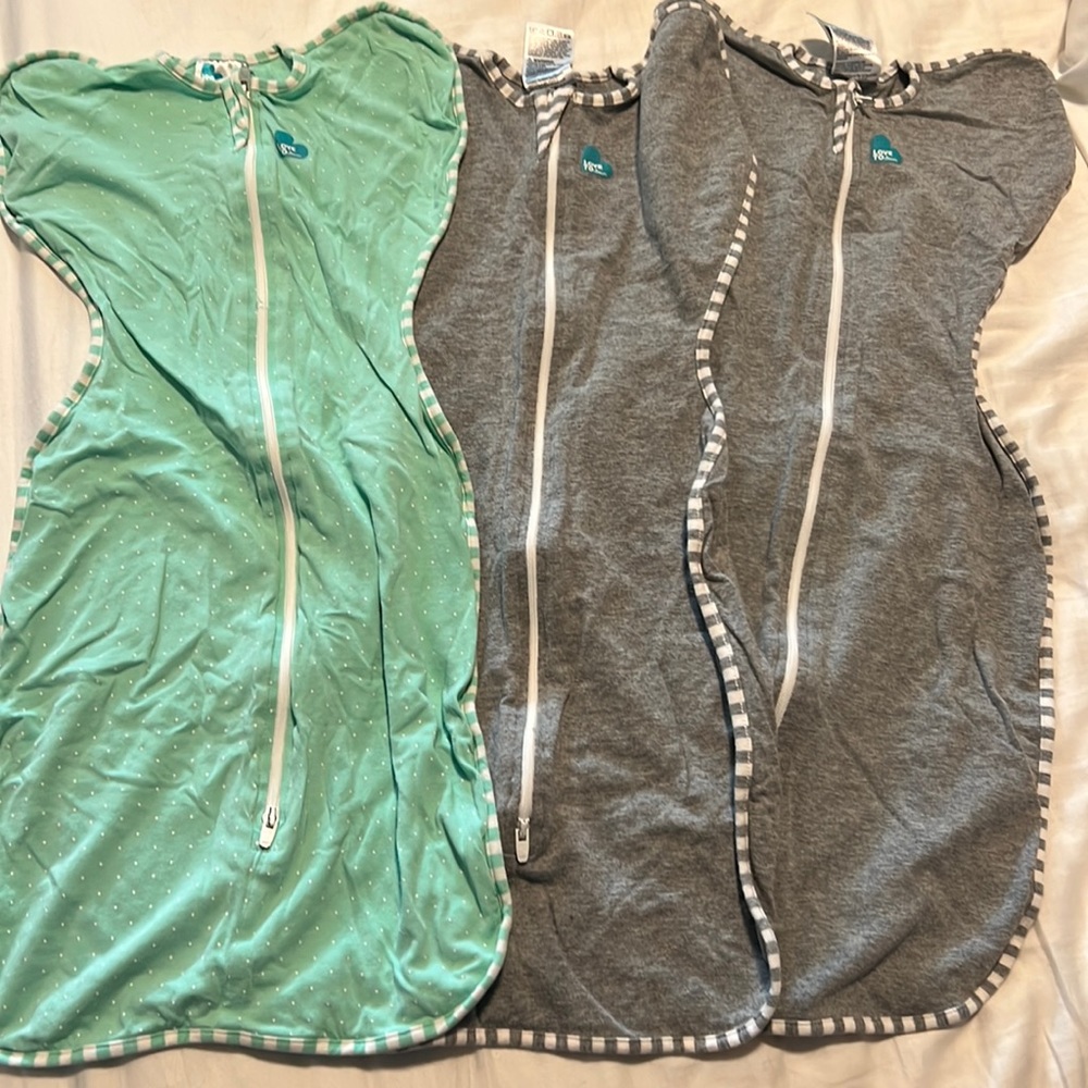 3 Medium Love to Dream Swaddles!